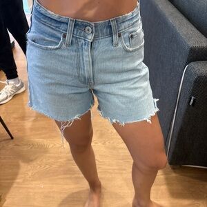 Abercrombie & Fitch Light Wash Jean Shorts